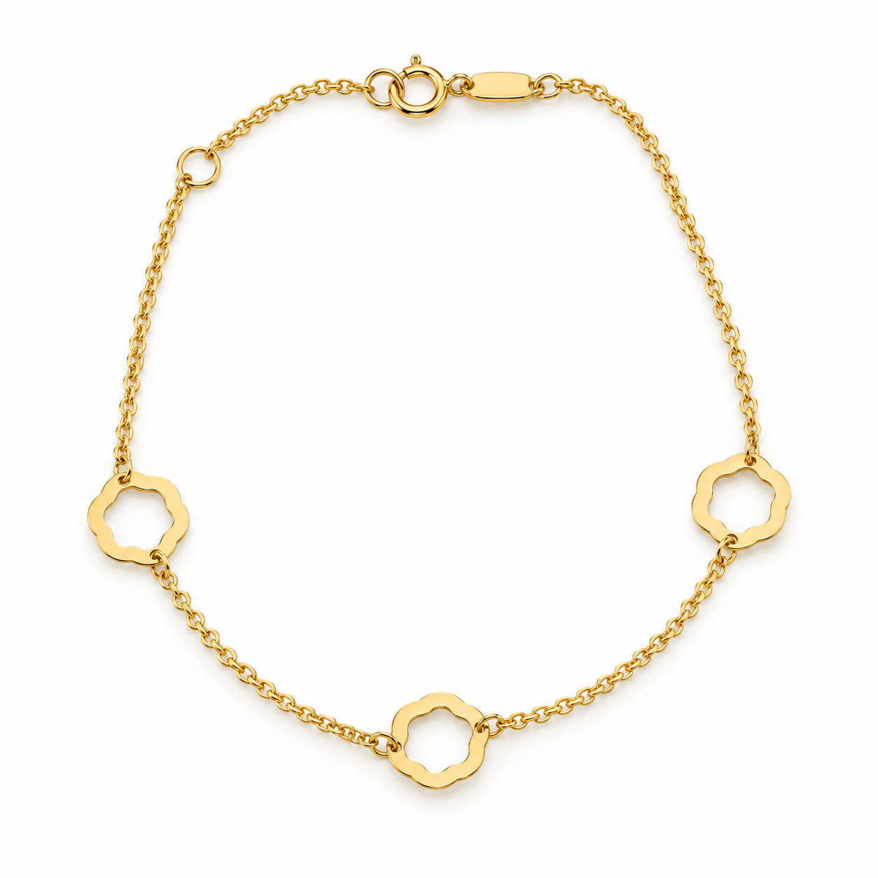delicate gold scalloped link bracelet delicate gold scalloped link bracelet